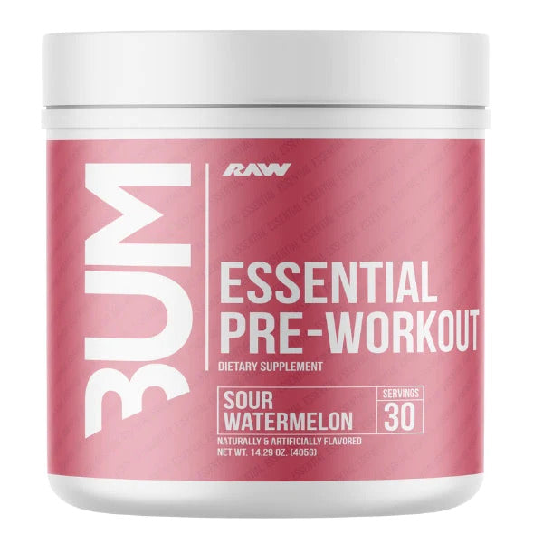 CBUM Essential Pre-Workout, Sour Watermelon - 405 grams - Raw Nutrition