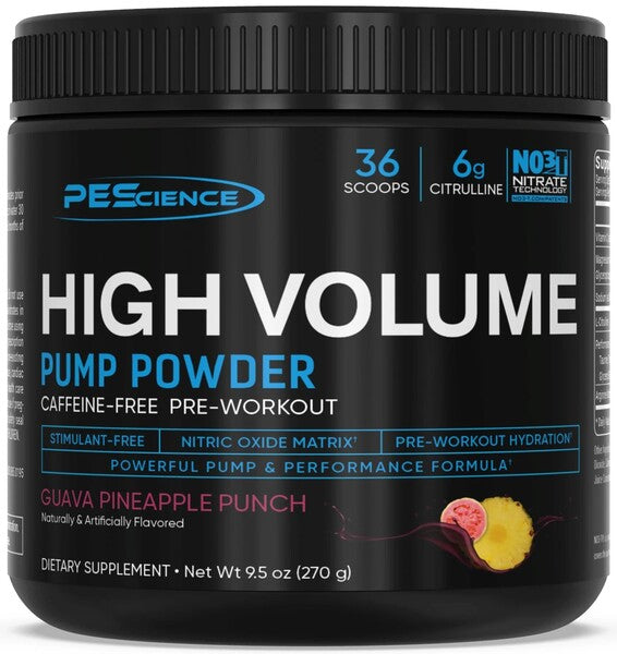 High Volume (New Formula), Guava Pineapple Punch - 270 grams - PEScience