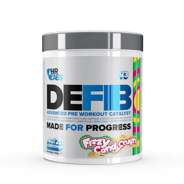 Defib V3 - Advanced Pre Workout Catalyst, Fizzy Candy Crush - 420 grams - HR Labs
