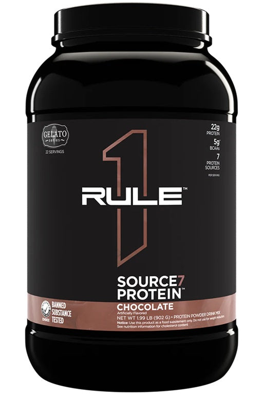 Source7 Protein, Chocolate Gelato - 902 grams - Rule One