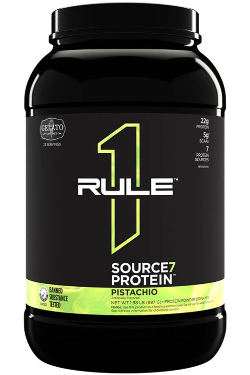Source7 Protein, Pistachio Gelato - 897 grams - Rule One