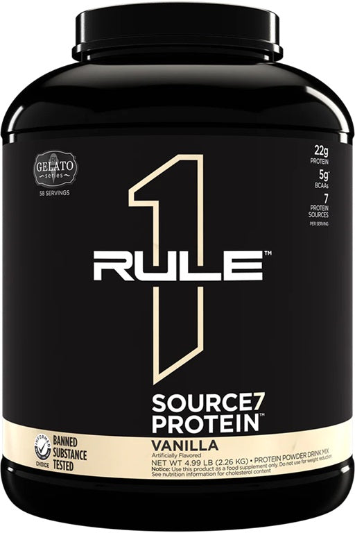 Source7 Protein, Vanilla Gelato - 2260 grams - Rule One