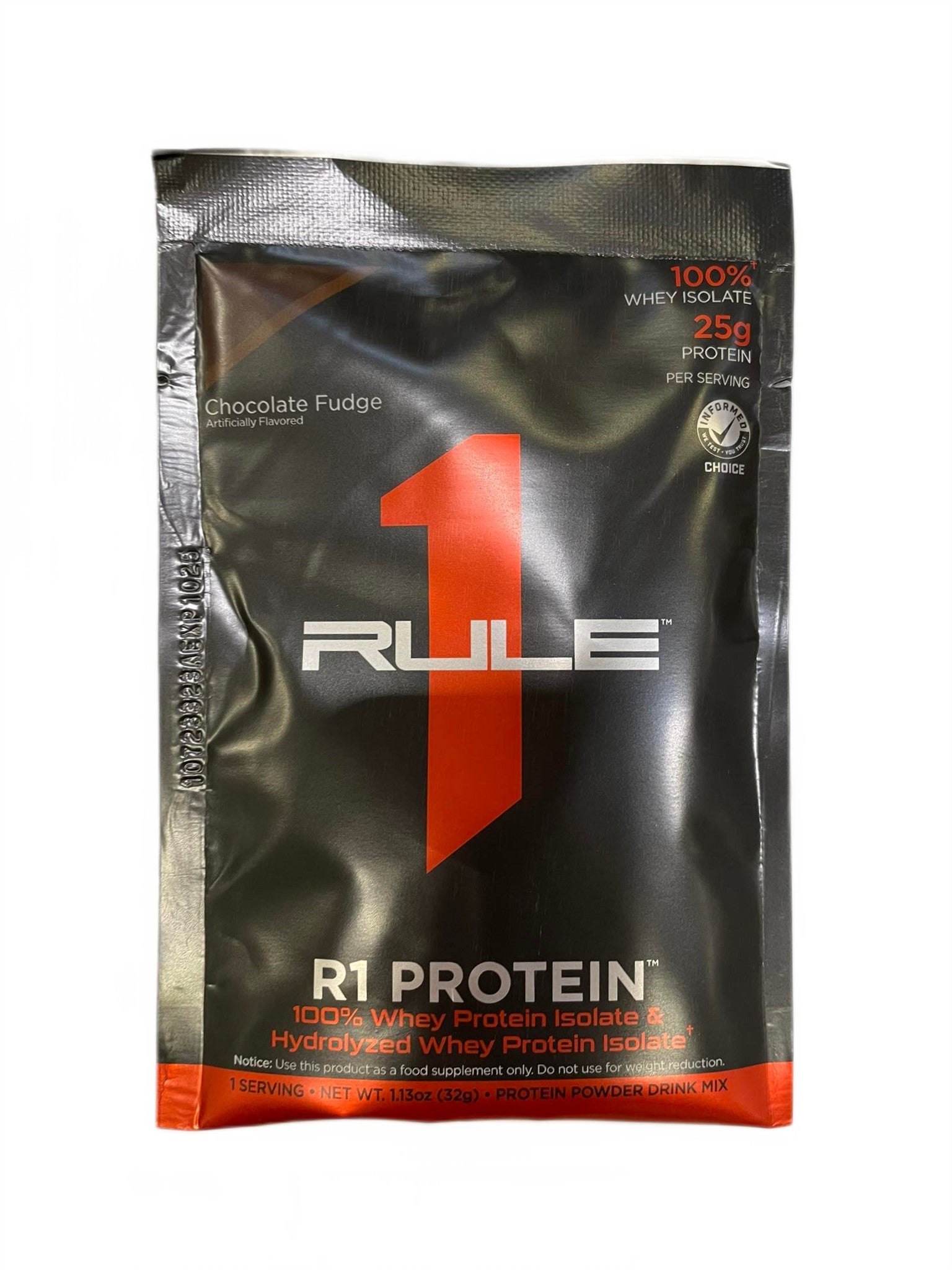 R1 Protein, Chocolate Fudge - 32 grams (1 serving) - Rule One