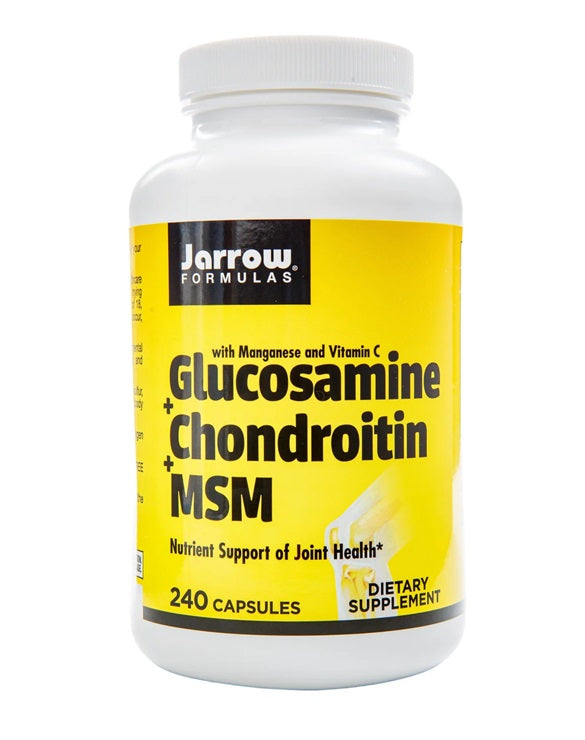 Glucosamine + Chondroitin + MSM - 240 caps - Jarrow Formulas