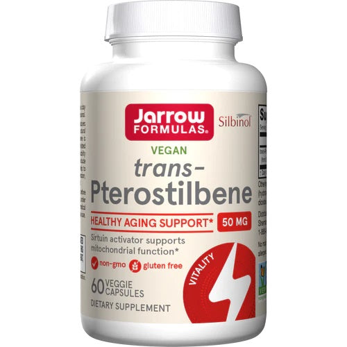 trans-Pterostilbene, 50mg - 60 vcaps - Jarrow Formulas