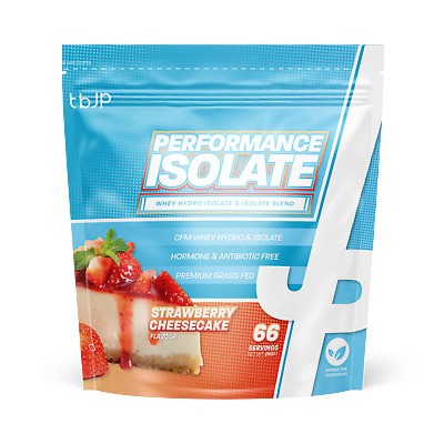 Performance Isolate, Strawberry Cheesecake - 2000 grams - Trained by JP