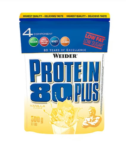 Protein 80 Plus, Vanilla - 500 grams - Weider