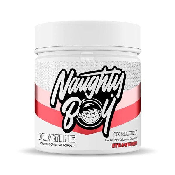 Creatine, Strawberry - 300 grams - Naughty Boy