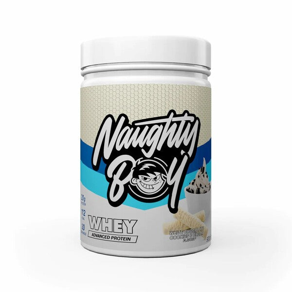 Advanced Whey, White Chocolate Cookies & Cream - 900 grams - Naughty Boy