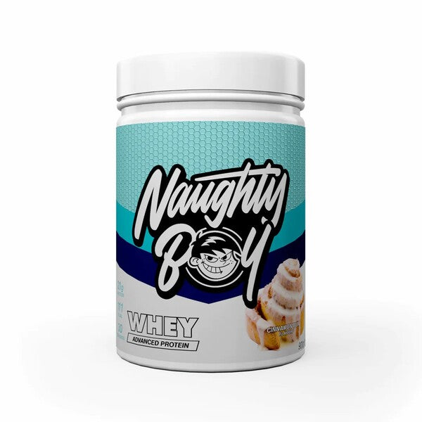 Advanced Whey, Cinnamon Bun - 900 grams - Naughty Boy