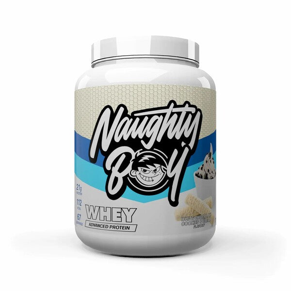 Advanced Whey, White Chocolate Cookies & Cream - 2010 grams - Naughty Boy