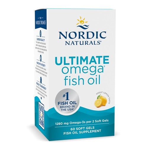 Ultimate Omega, 1280mg Lemon (EAN 768990891090) - 60 softgels - Nordic Naturals
