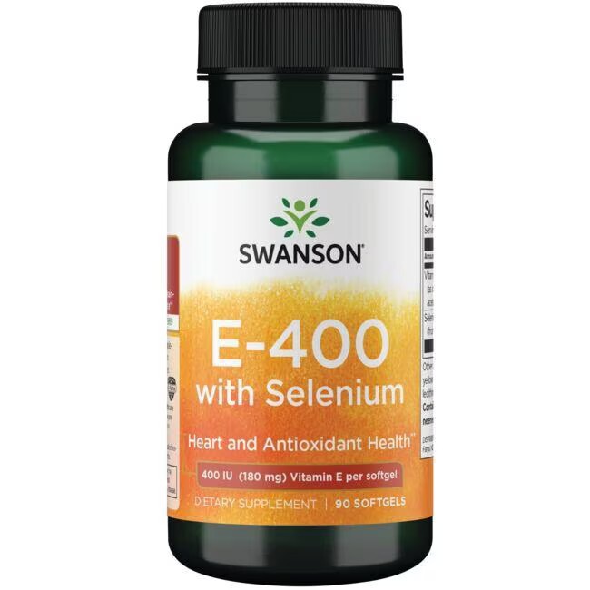 E with Selenium, 400IU - 90 softgels - Swanson