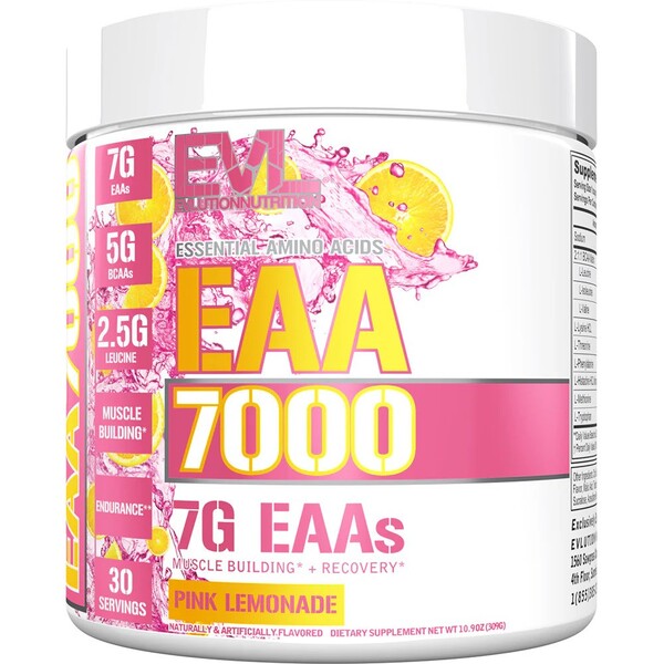 EAA 7000, Pink Lemonade - 309 grams - EVLution Nutrition