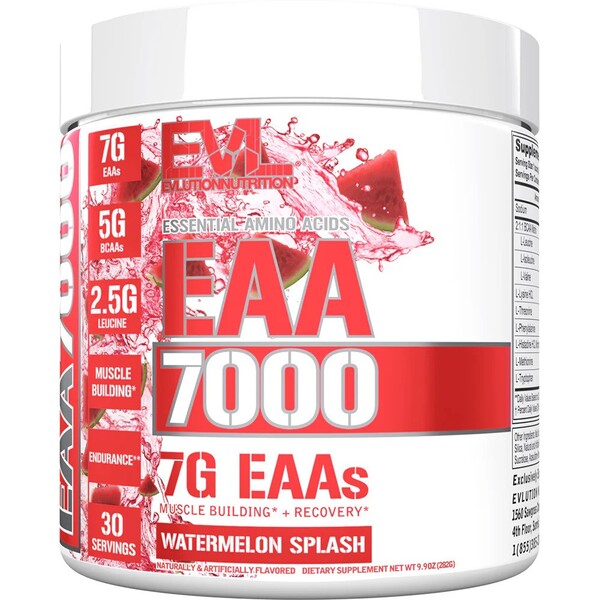 EAA 7000, Watermelon Splash - 282 grams - EVLution Nutrition