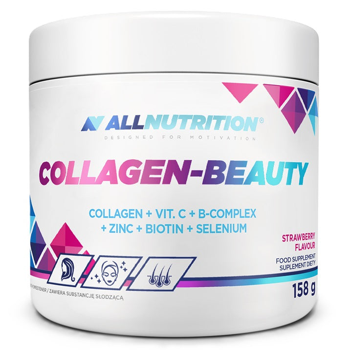 Collagen-Beauty, Strawberry - 158 grams - Allnutrition