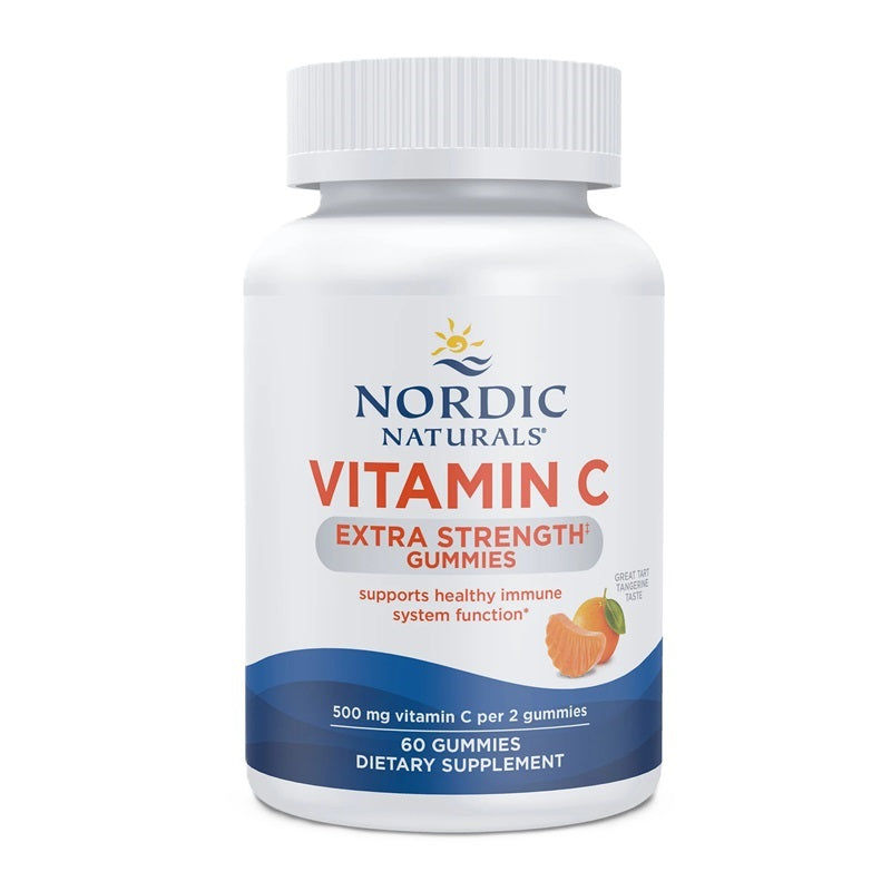 Vitamin C Extra Strength Gummies, Tangerine - 60 gummies - Nordic Naturals