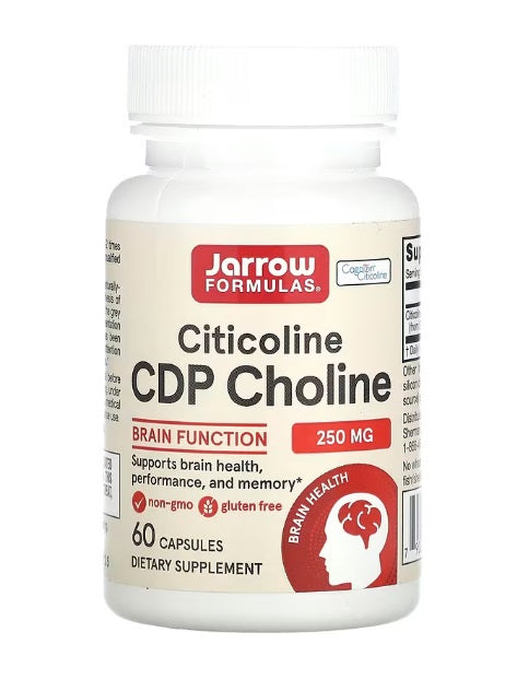 Citicoline CDP Choline, 250mg - 60 caps - Jarrow Formulas