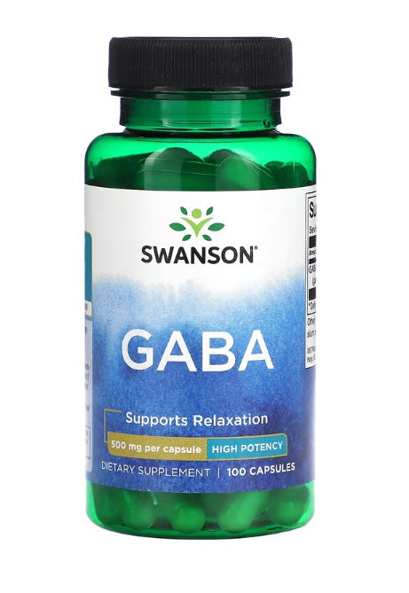 GABA, 500mg - 100 caps - Swanson