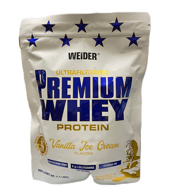 Premium Whey, Vanilla Ice Cream - 500 grams - Weider