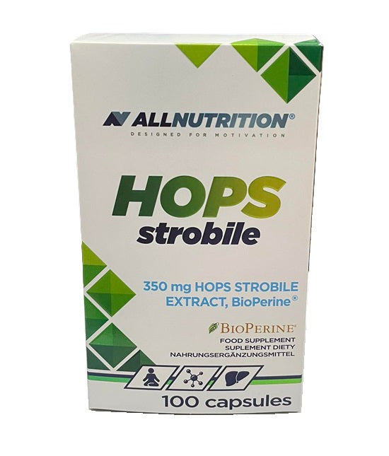 Hops Strobile, 350mg - 100 caps - Allnutrition