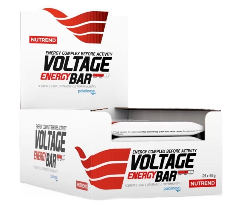 Voltage Energy Bar, Coconut - 25 x 65g - Nutrend