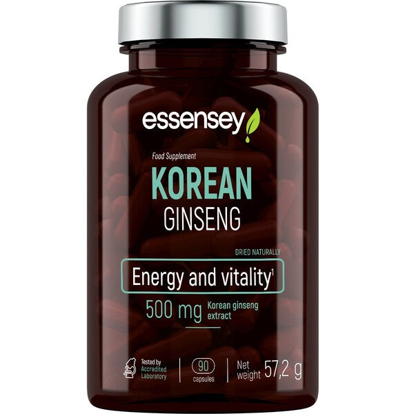 Korean Ginseng, 500mg - 90 caps - Essensey
