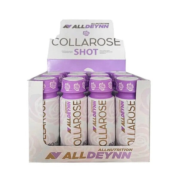 AllDeynn Collarose Shot, Raspberry Wild Strawberry (EAN 5902837740621) - 12 x 80 ml. - Allnutrition