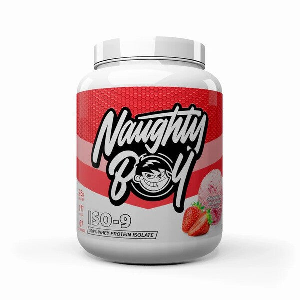 Iso-9, Strawberry Milkshake - 2010 grams - Naughty Boy