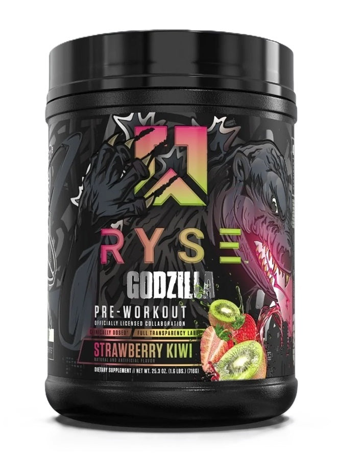 Godzilla Pre-Workout, Strawberry Kiwi - 716 grams - RYSE