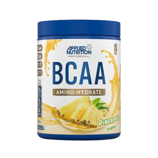 BCAA Amino-Hydrate, Pineapple - 450 grams - Applied Nutrition