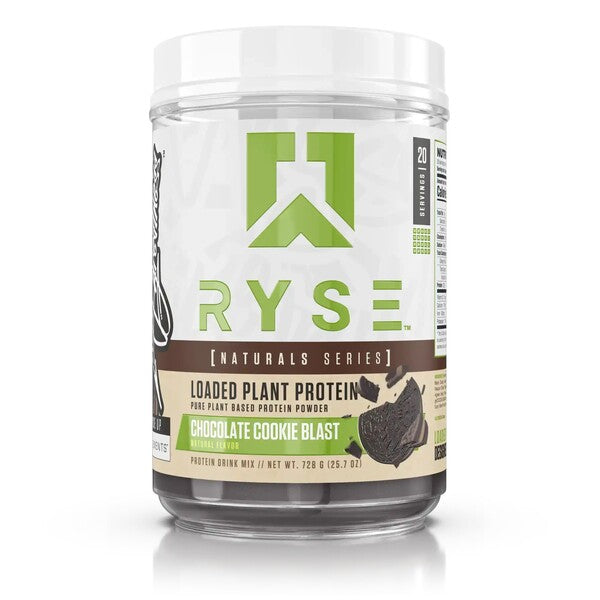 Loaded Plant Protein - Natural Series, Chocolate Cookie Blast - 728 grams - RYSE