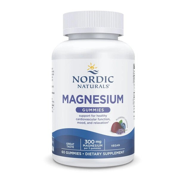 Magnesium Gummies, Blueberry Lavender - 60 gummies - Nordic Naturals