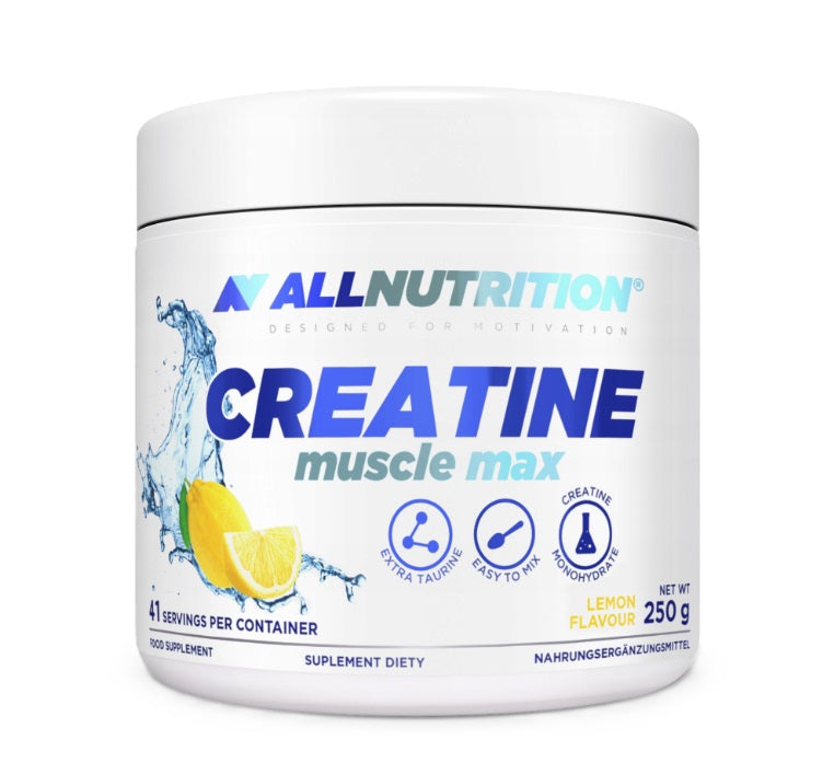 Creatine Muscle Max, Lemon - 250 grams - Allnutrition