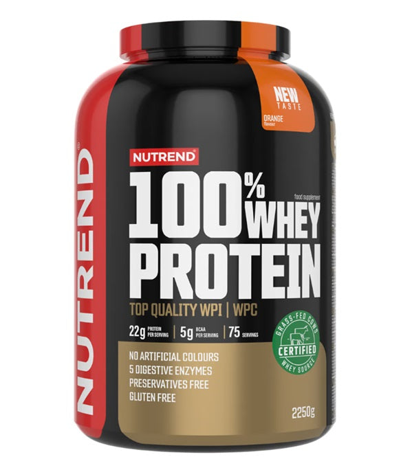 100% Whey Protein, Orange - 2250 grams - Nutrend