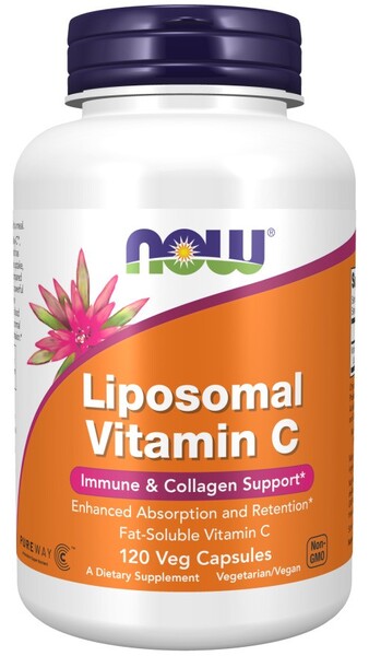 Liposomal Vitamin C - 120 vcaps - NOW Foods