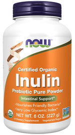Inulin Prebiotic Pure Powder - 227 grams - NOW Foods