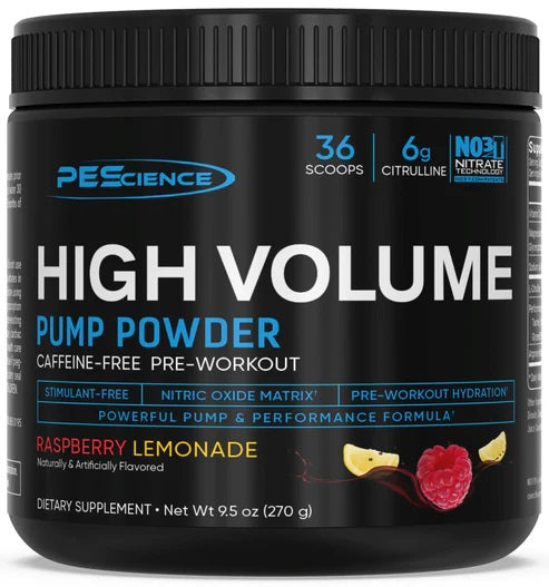 High Volume (New Formula), Raspberry Lemonade - 270 grams - PEScience