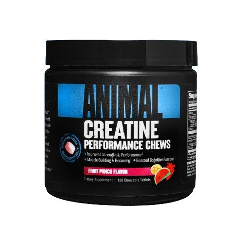 Animal Creatine Chews, Fruit Punch - 120 chewable tablets - Animal