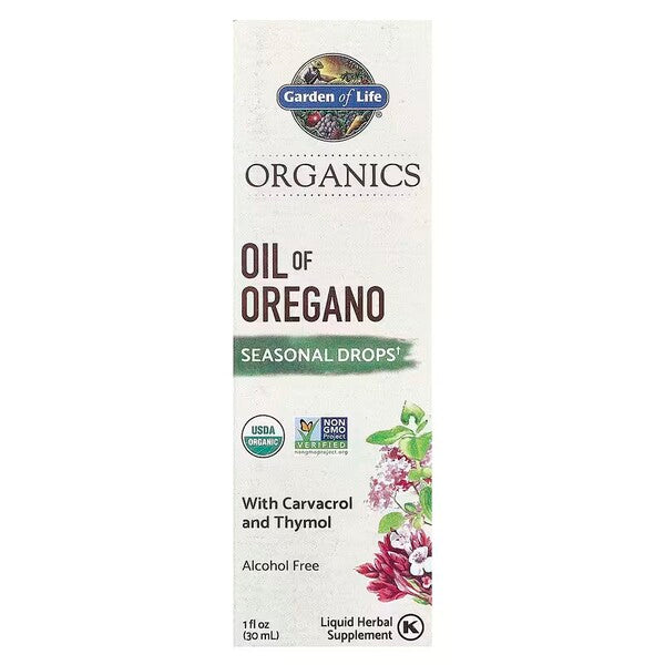 Oil of Oregano - 30 ml. - Garden of Life