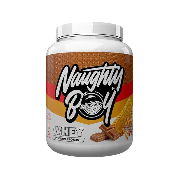 Advanced Whey, Milk Chocolate Caramel Biscuit - 2010 grams - Naughty Boy