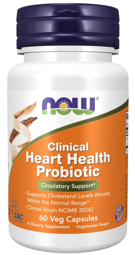 Clinical Heart Health Probiotic - 60 vcaps - NOW Foods