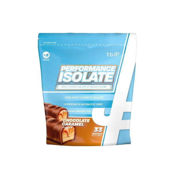 Performance Isolate, Chocolate Caramel - 1000 grams - Trained by JP