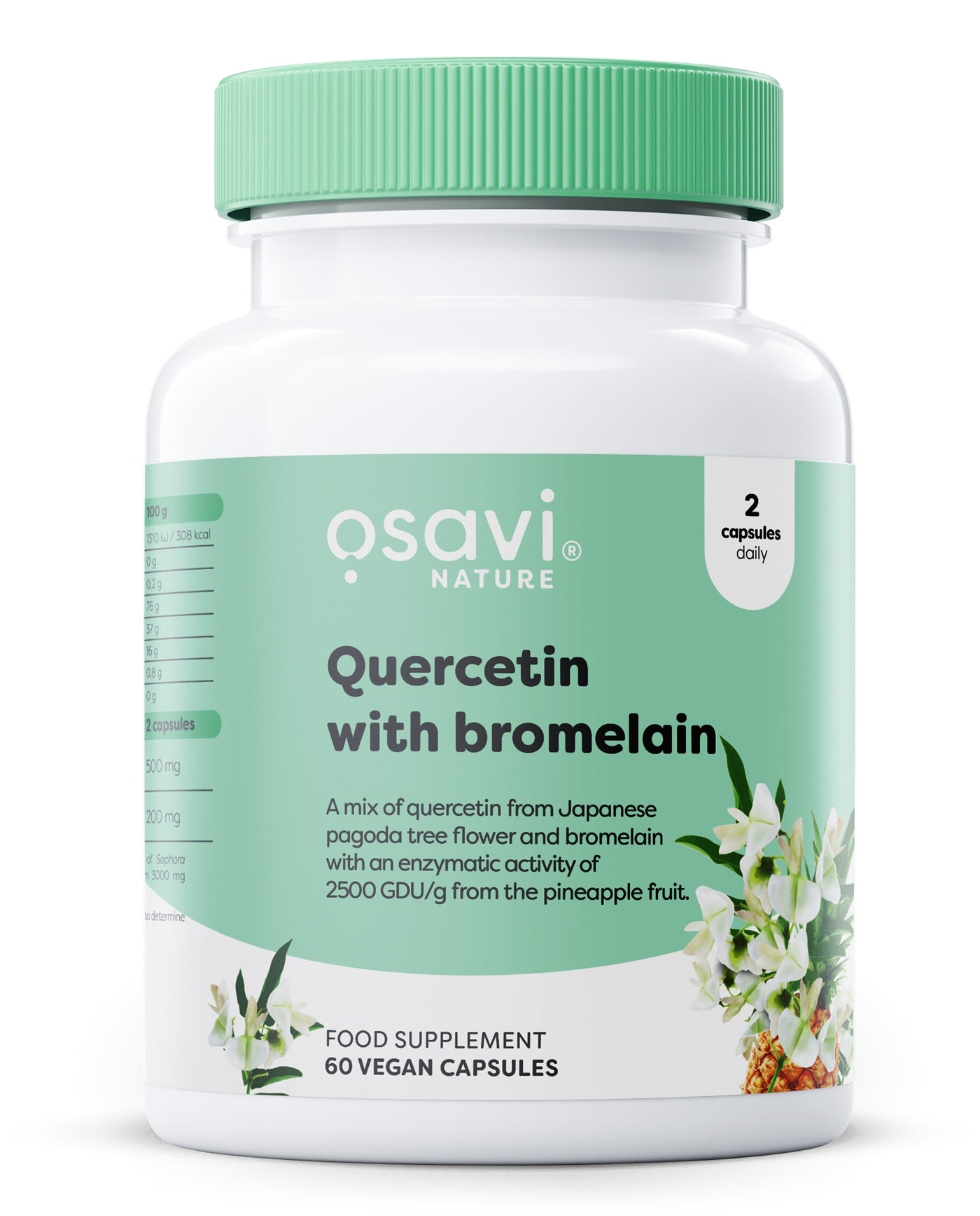 Quercetin with Bromelain - 60 vegan caps - Osavi