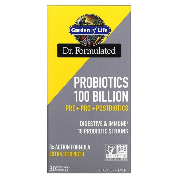 Dr. Formulated Probiotics 100 Billion - 30 vcaps - Garden of Life