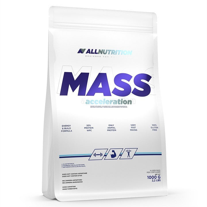 Mass Acceleration, Banana - 1000 grams - Allnutrition