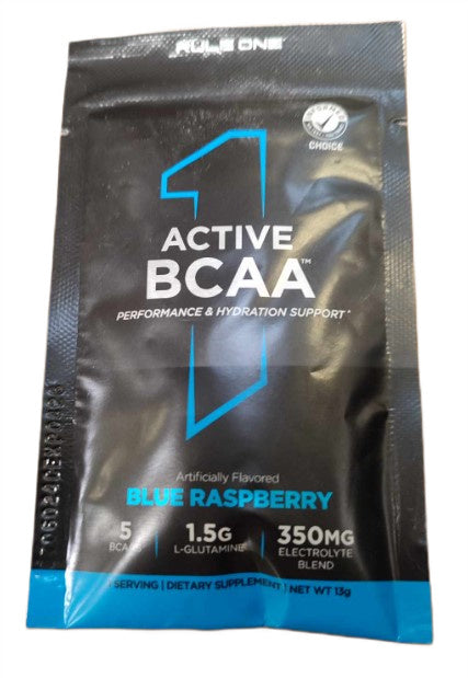 Active BCAA, Blue Raspberry - 13 grams (1 serving) - Rule One