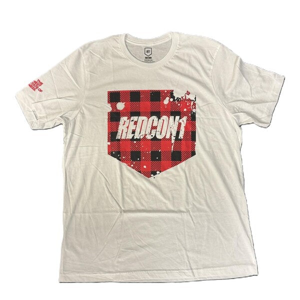 Red Plaid Shield T-Shirt - X-Large - Redcon1