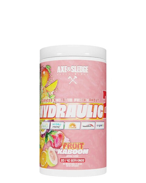 Hydraulic V2 Non-Stim Pre-Workout, Fruit Kaboom - 452 grams - Axe & Sledge