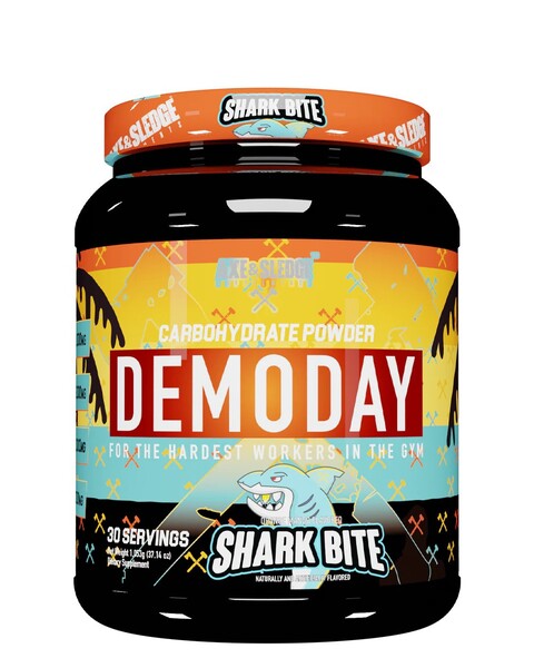 Demoday Carbohydrate Powder, Shark Bite - 1053 grams - Axe & Sledge